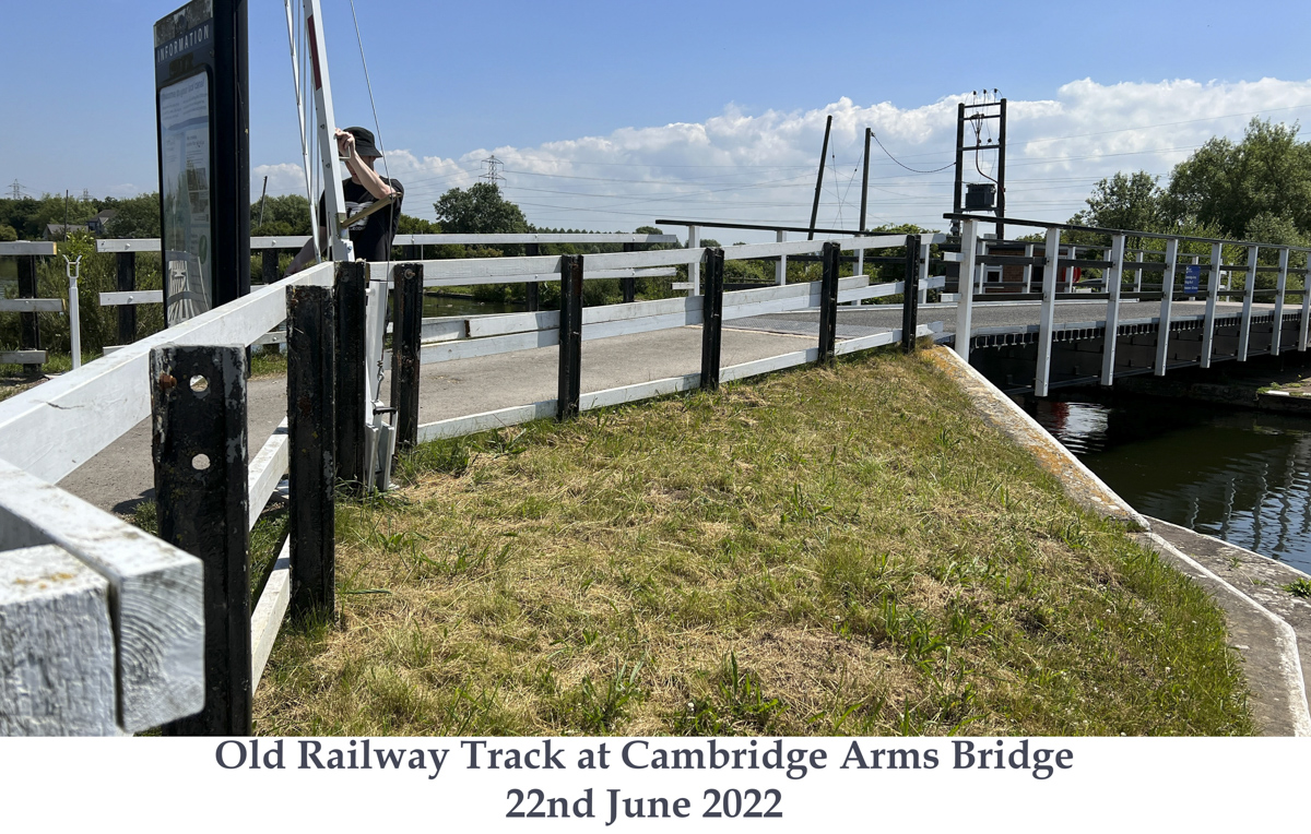 Rails at Cambridge Arms Bridge