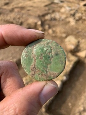 Hadrian Sestertius Coin - 117 - 138AD.